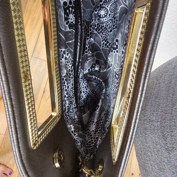 Imoshion Pewter Clutch Crossbody Purse - Picture 5 of 7